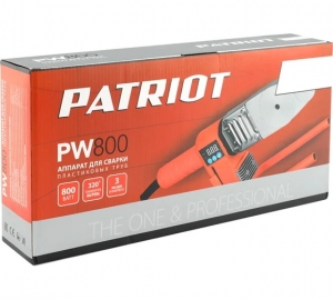 Аппарат для сварки пластиковых труб PATRIOT PW 800